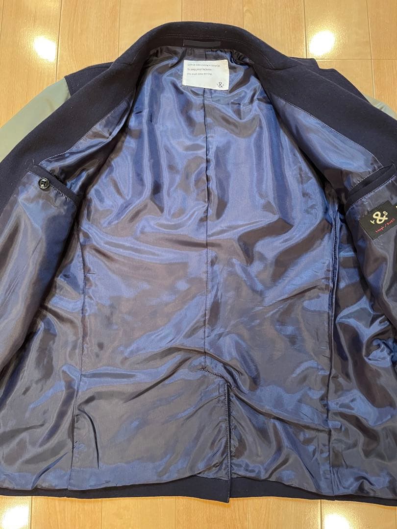 り*1様 【美品】rough&swell ラフ＆スウェルH.M.Jacket ×