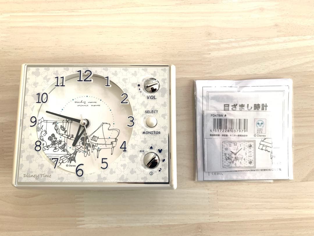 Disney Time 目ざまし時計 セイコー　ＦＤ４８２W /ＦＤ４７８W