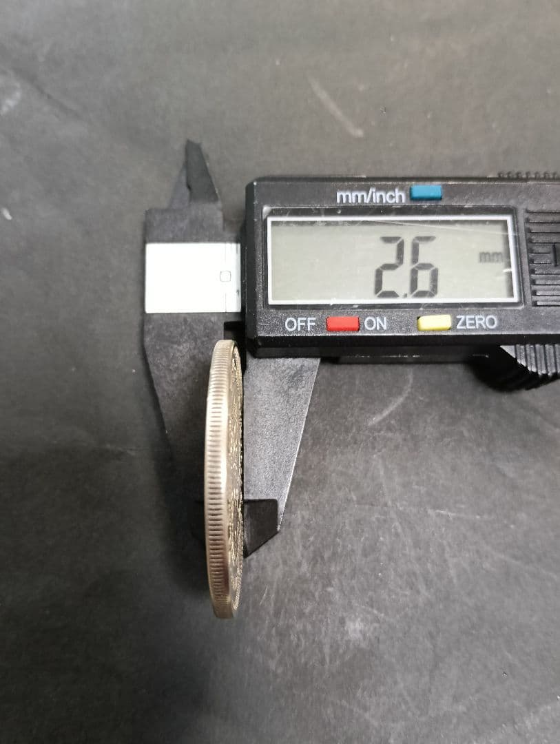 じ*た様 貿易銀明治9年 目方約27.2g 近代古銭