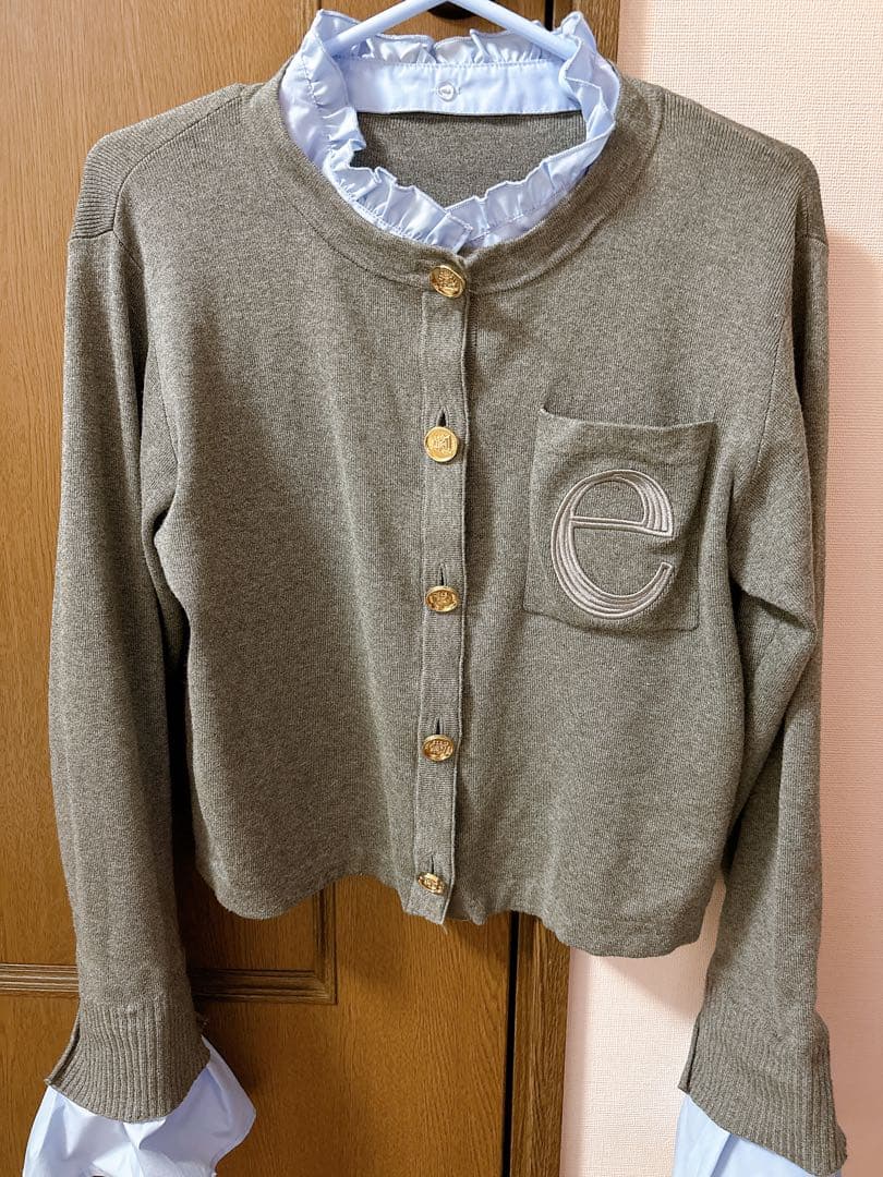 eimy istoire Attached collar ニットジャケット