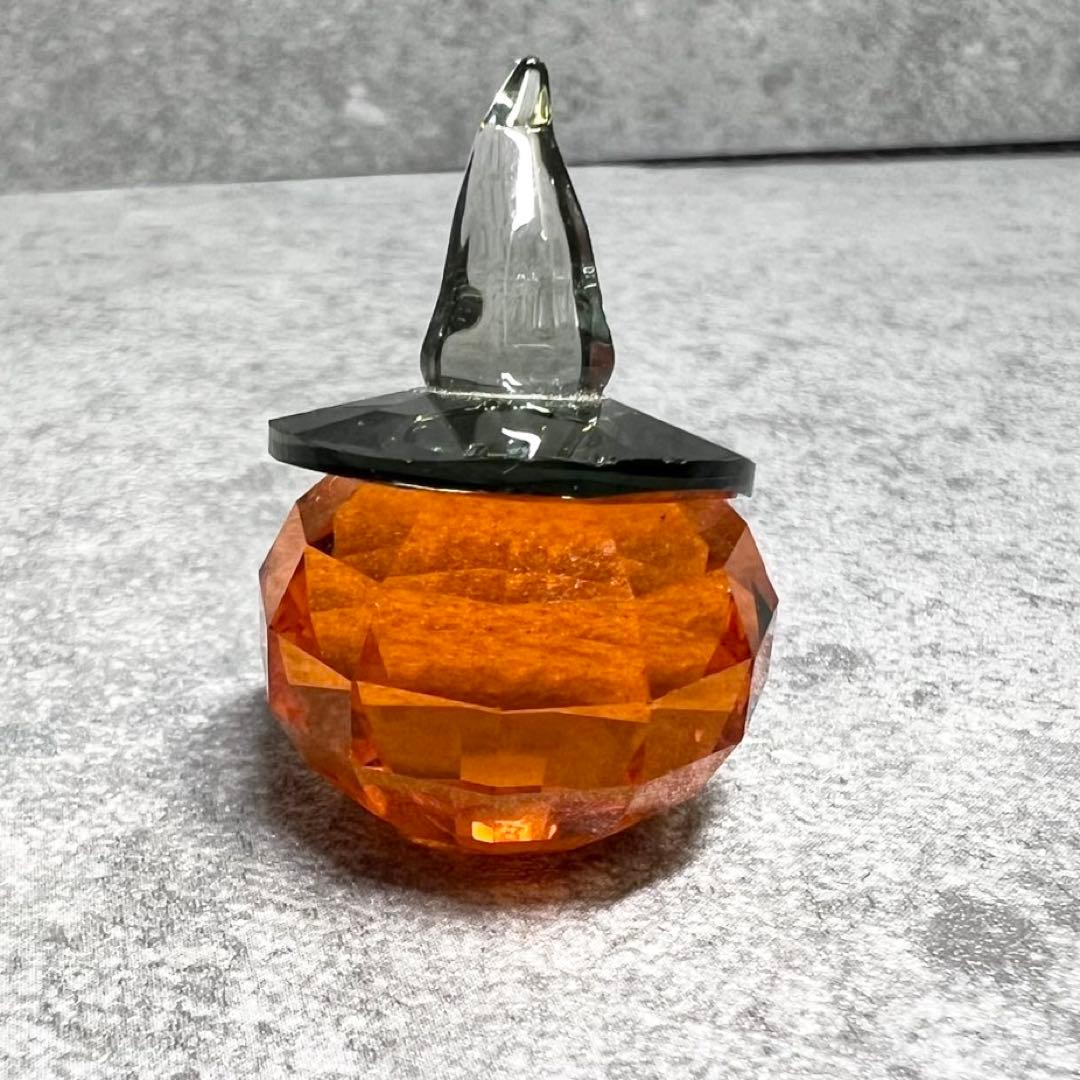 【極美品】 スワロフスキー ハロウィン パンプキン かぼちゃ カボチャ