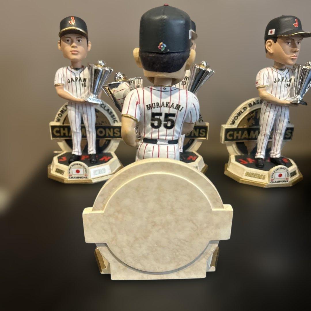 2023 WBC優勝記念ボブルヘッド　大谷翔平　村上宗隆　吉田正尚　オマケ有