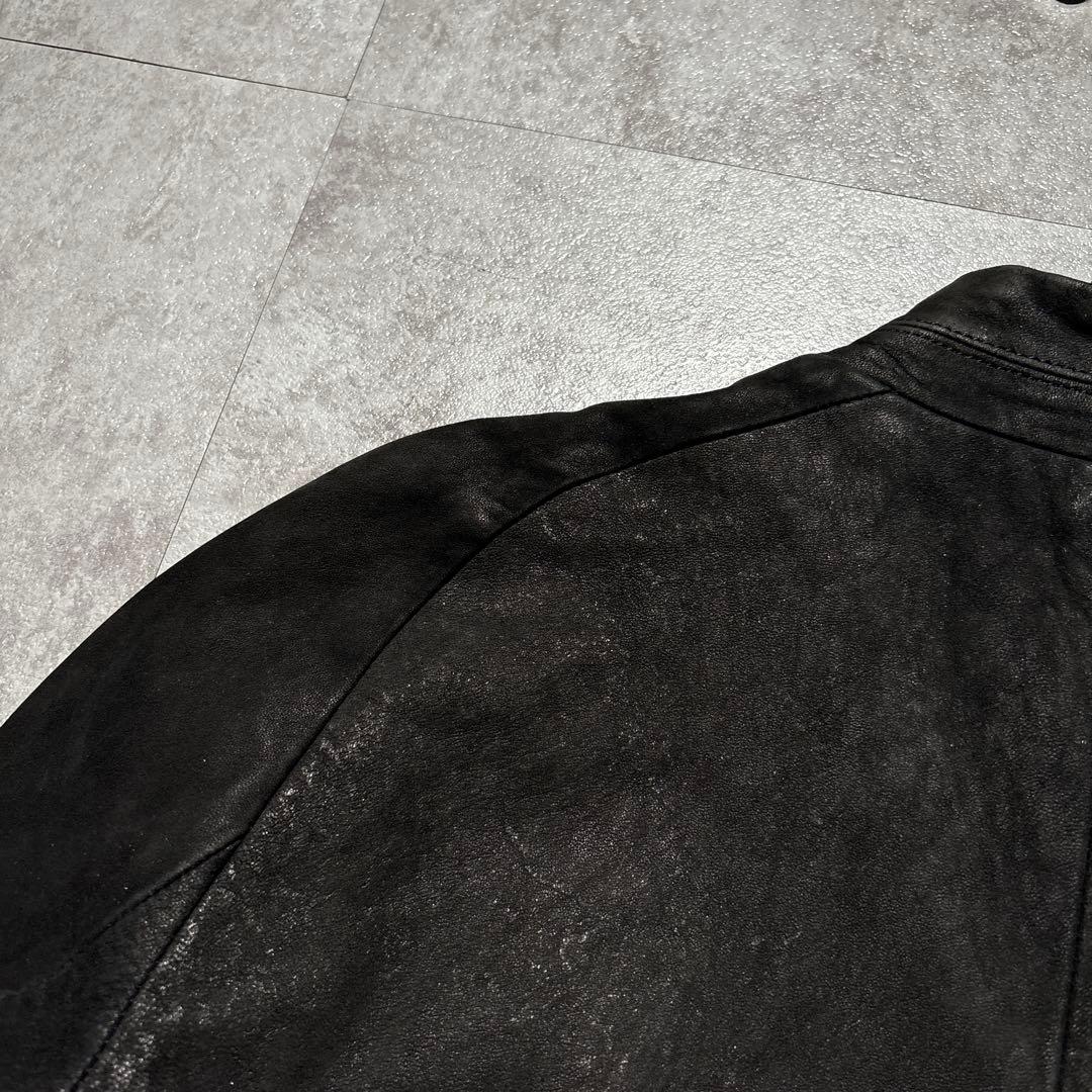 幻級　極美品　julius コーティング系　ヌバックレザー　dark wear
