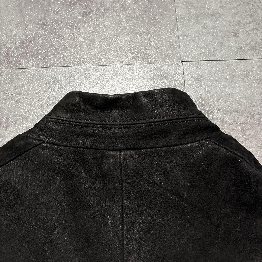 幻級　極美品　julius コーティング系　ヌバックレザー　dark wear