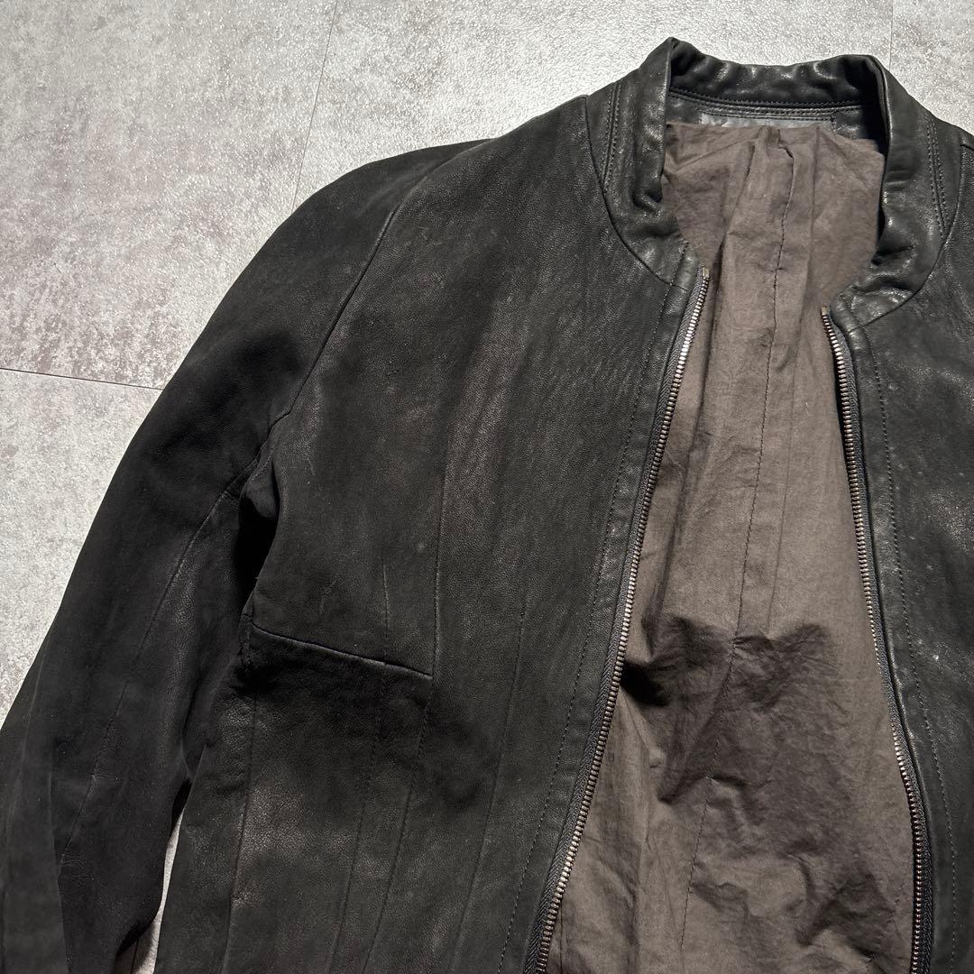 幻級　極美品　julius コーティング系　ヌバックレザー　dark wear