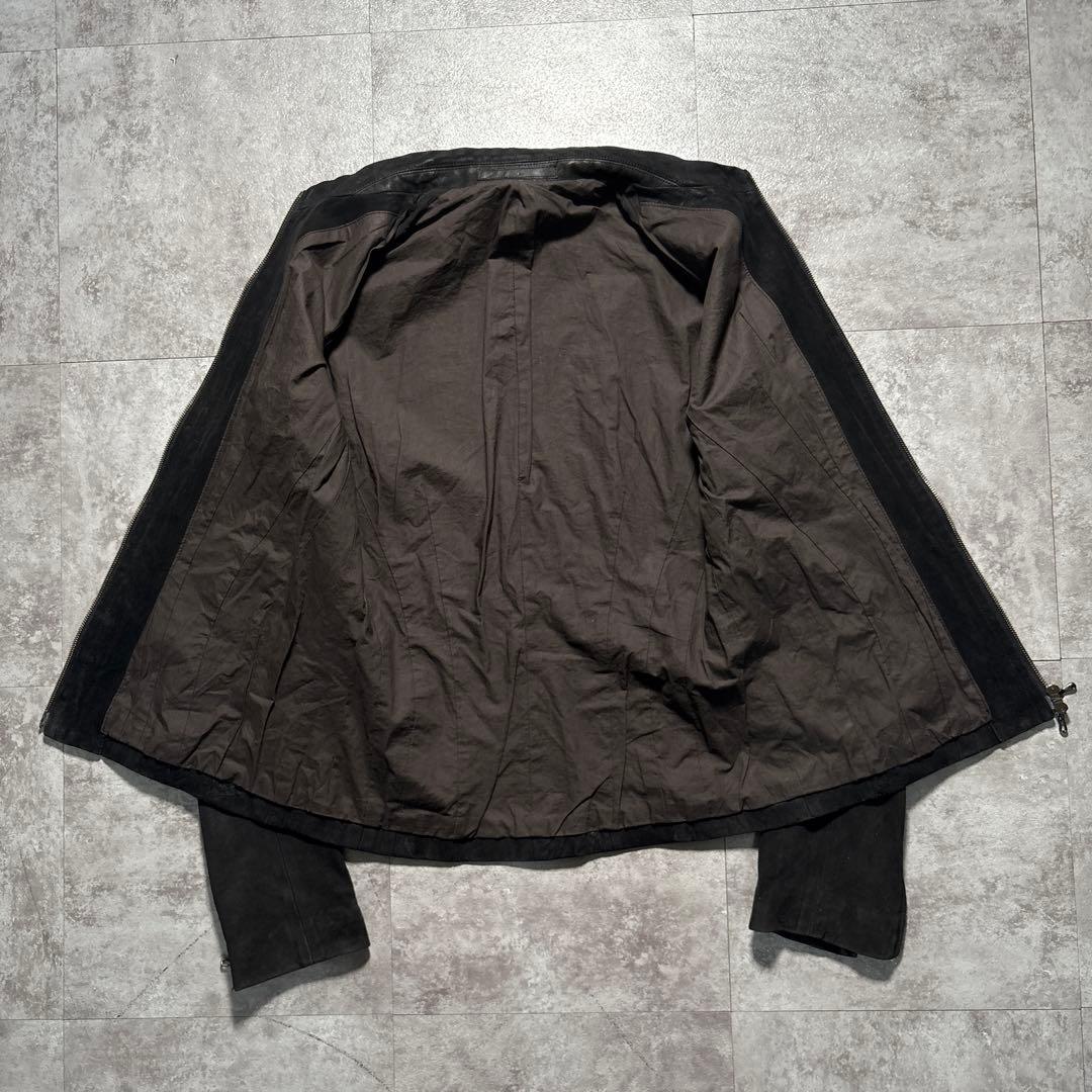 幻級　極美品　julius コーティング系　ヌバックレザー　dark wear