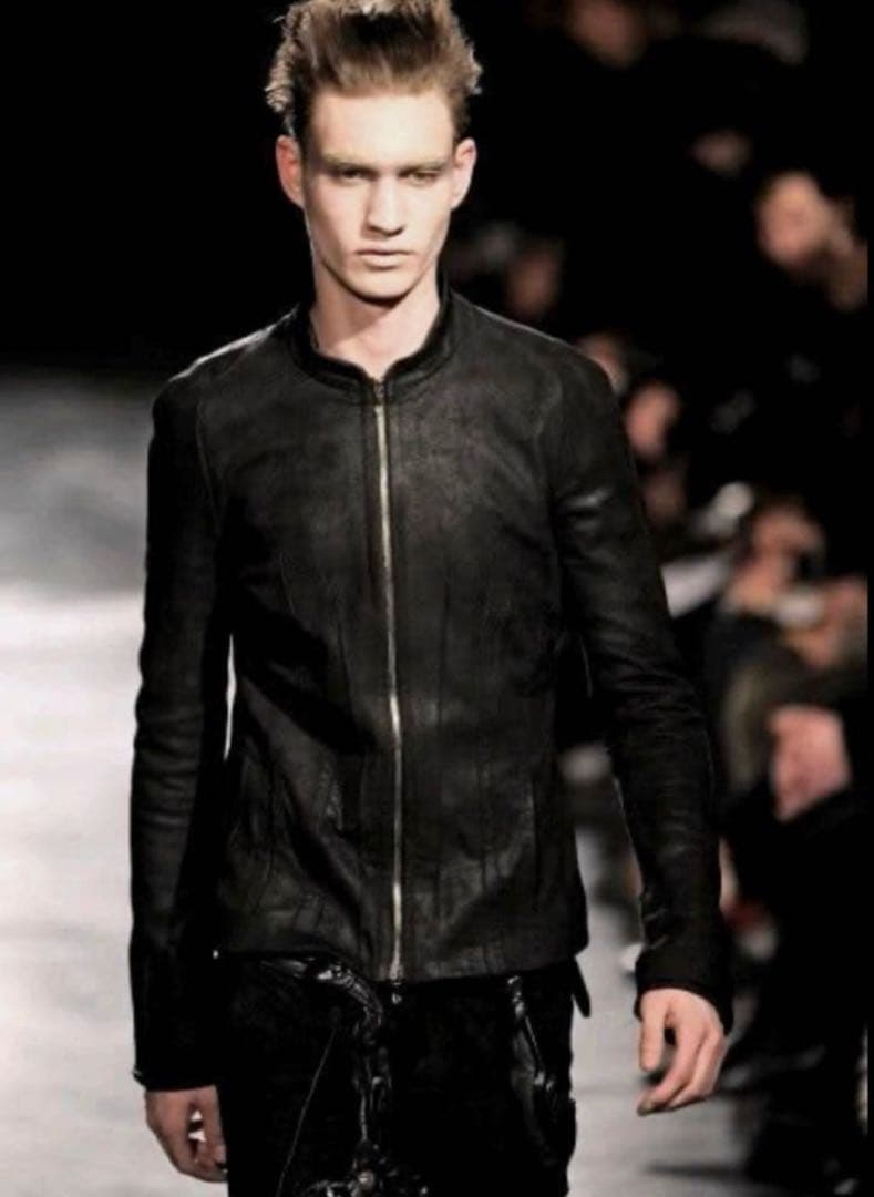 幻級　極美品　julius コーティング系　ヌバックレザー　dark wear