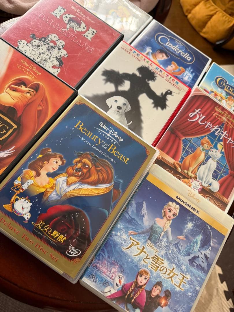 ディズニー　ライオンキング　スペシャルエデション　美女と野獣　アナと雪の女王