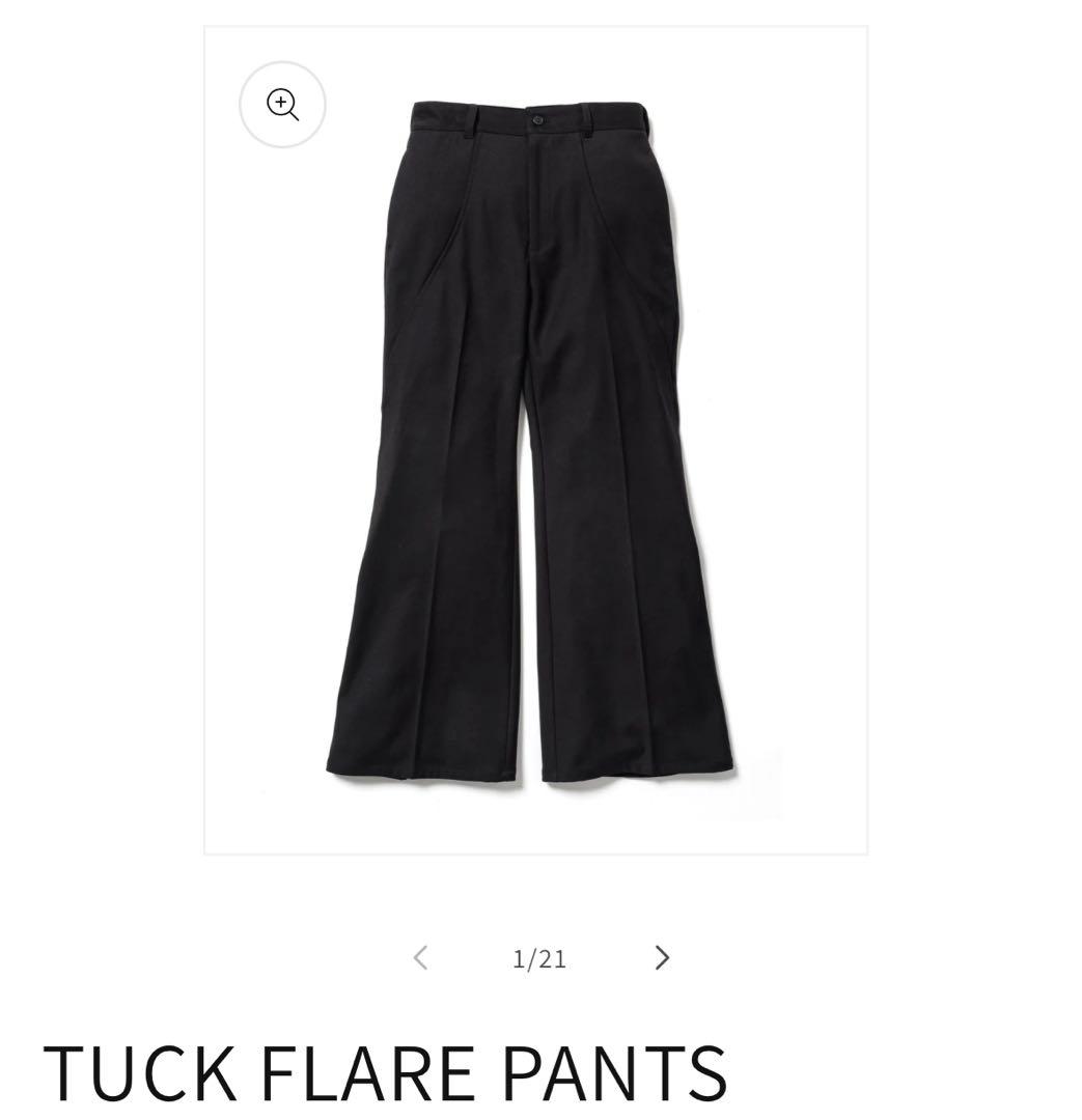 GOAT ESSENCE TUCK FLARE PANTS サイズ2