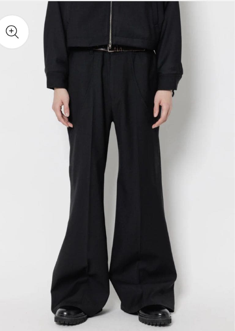 GOAT ESSENCE TUCK FLARE PANTS サイズ2