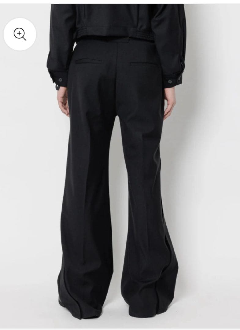 GOAT ESSENCE TUCK FLARE PANTS サイズ2