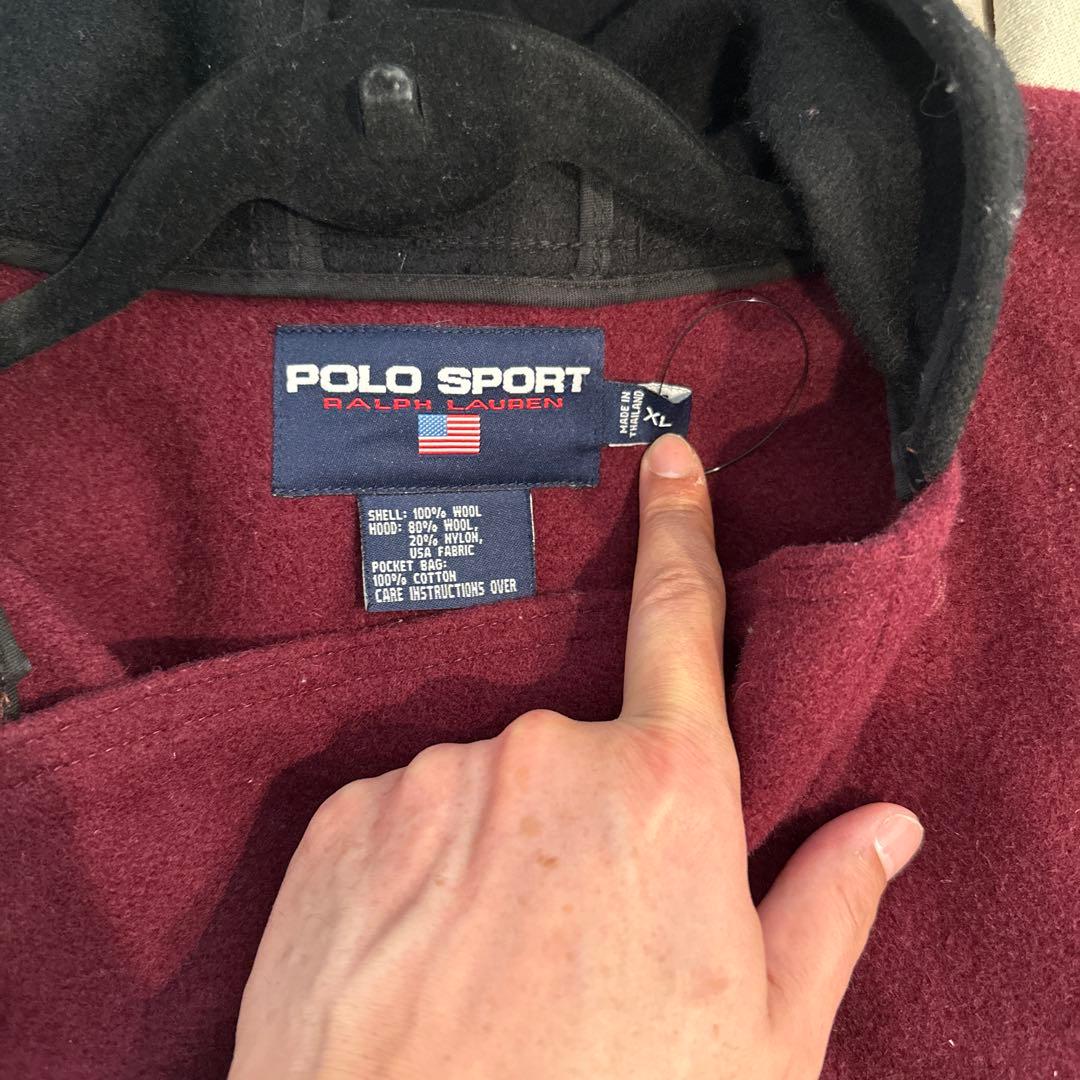 古着　POLO SPORTS フード付きジャケット XL