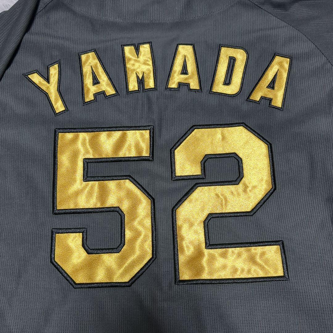 阪神タイガース ブラックダイナマイト ユニフォー厶 山田 52 O XL