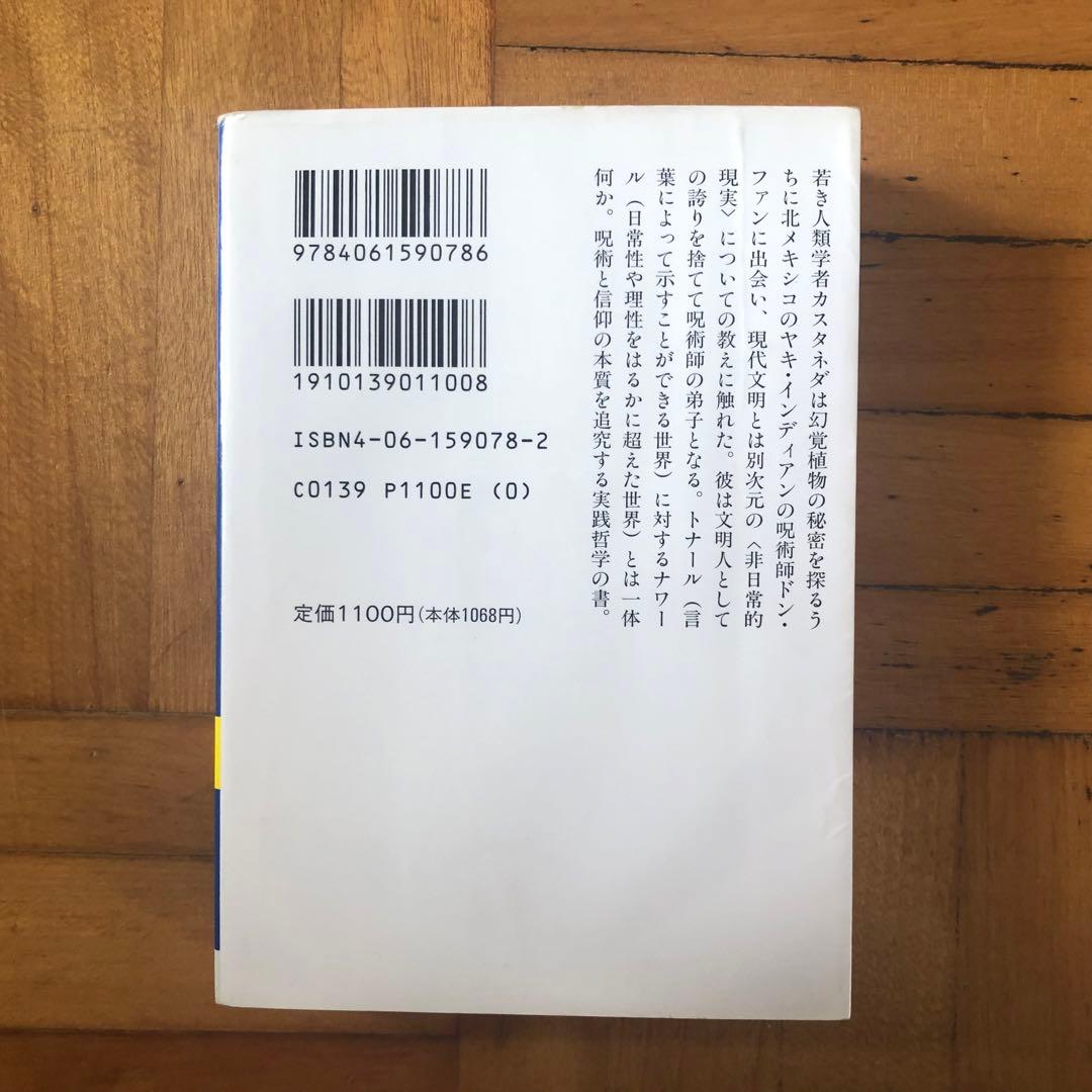 【絶版・入手困難】未知の次元　カルロス・カスタネダ　講談社学術文庫