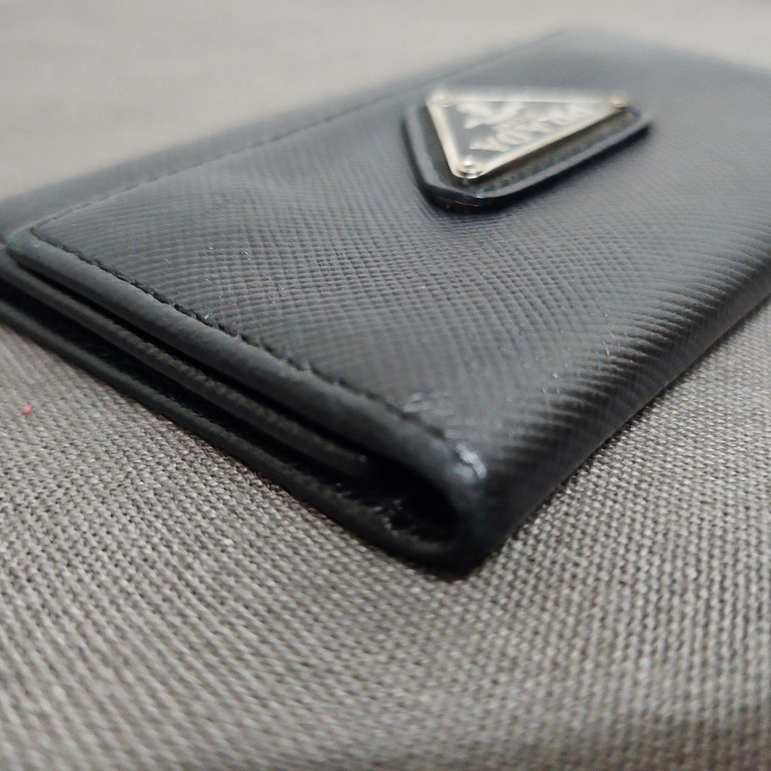 PRADA プラダ サフィアーノレザー 6連キーケース BLACK