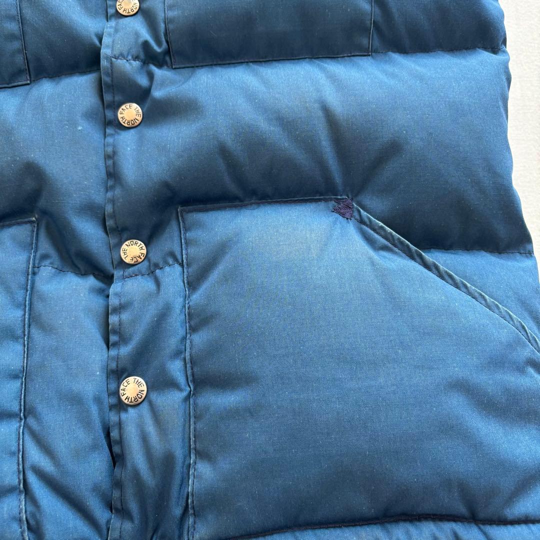 80s THE NORTH FACE 茶タグ ダウンベスト USA製
