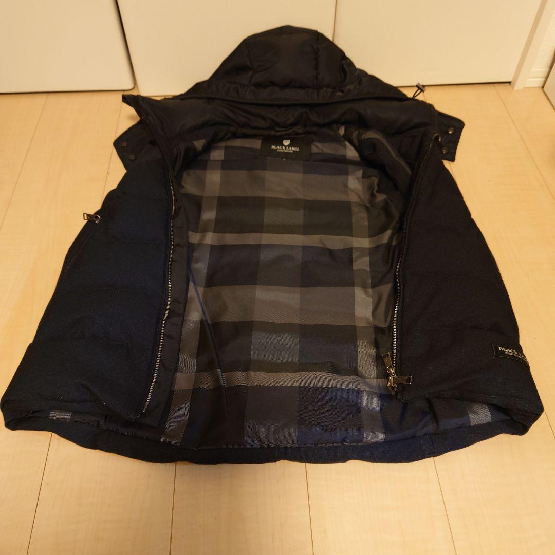 【美品】　BLACK LABEL CRESTBRIDGE　ダウンベスト　黒　M