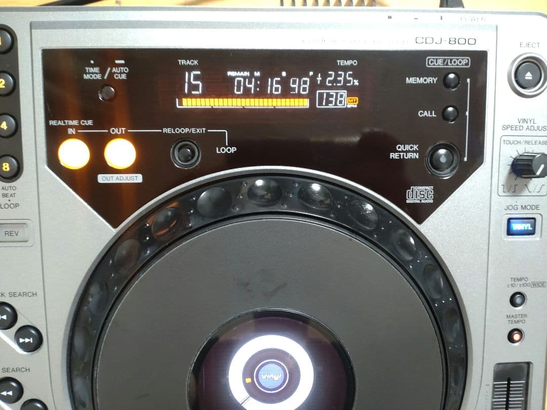 Pioneer CDJ-800　動作確済み　ピックアップレンズ新品交換