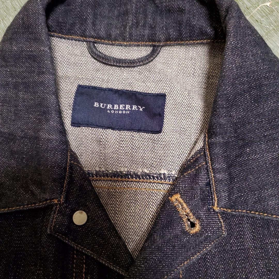 さらに値引きBURBERRY ダークデニム デニムジャケットsizeM～L