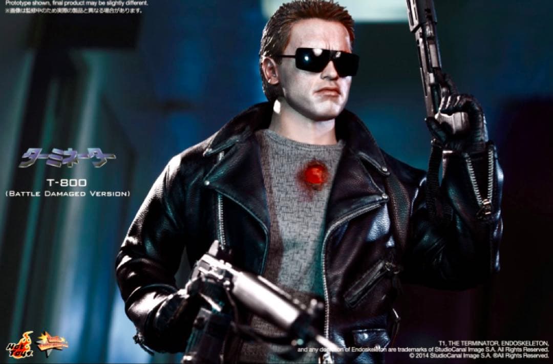 ホットトイズ ターミネーター T-800 バトルダメージ版 1/6 フィギュア