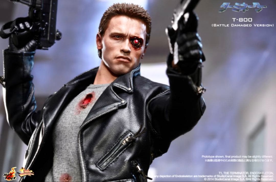 ホットトイズ ターミネーター T-800 バトルダメージ版 1/6 フィギュア