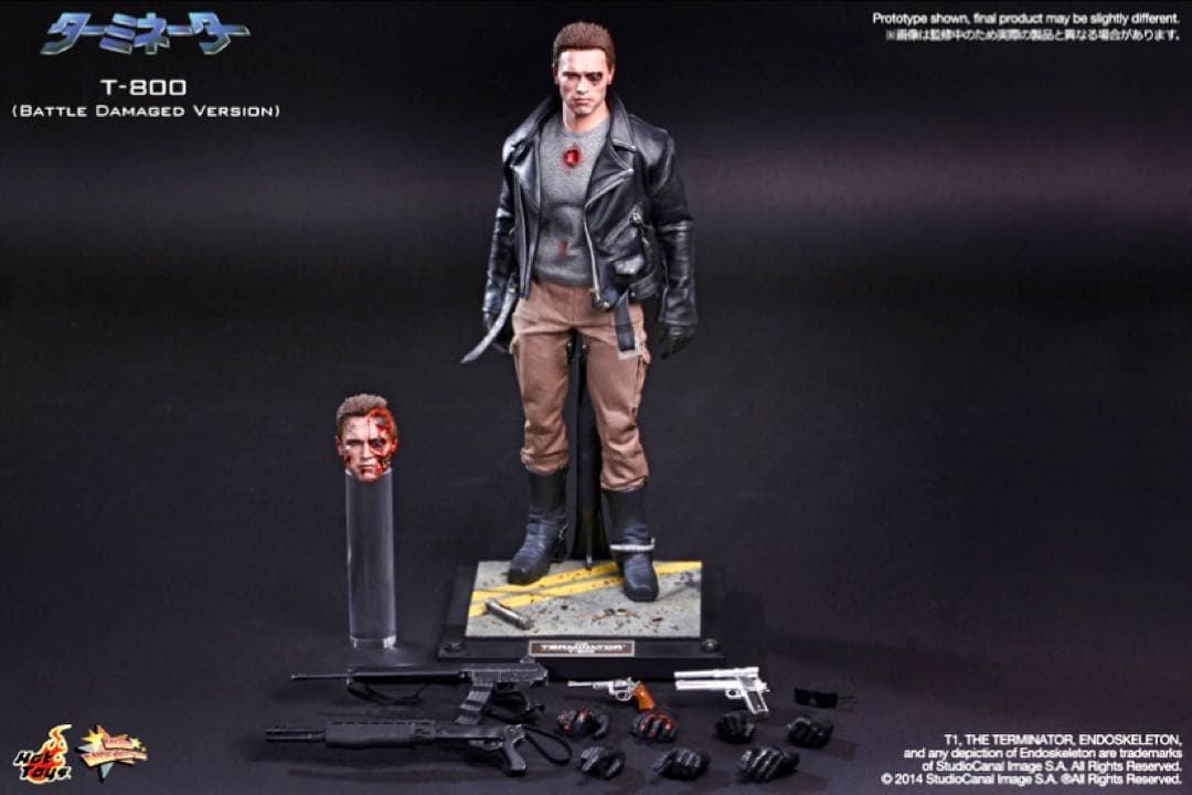 ホットトイズ ターミネーター T-800 バトルダメージ版 1/6 フィギュア