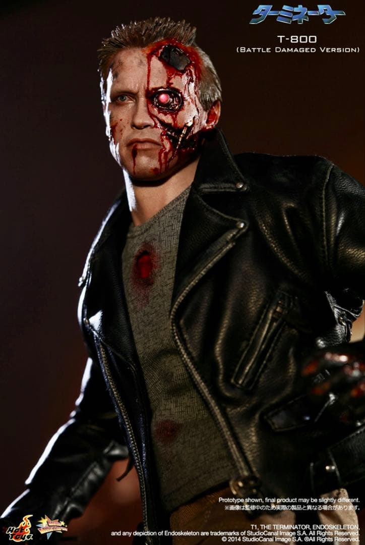 ホットトイズ ターミネーター T-800 バトルダメージ版 1/6 フィギュア