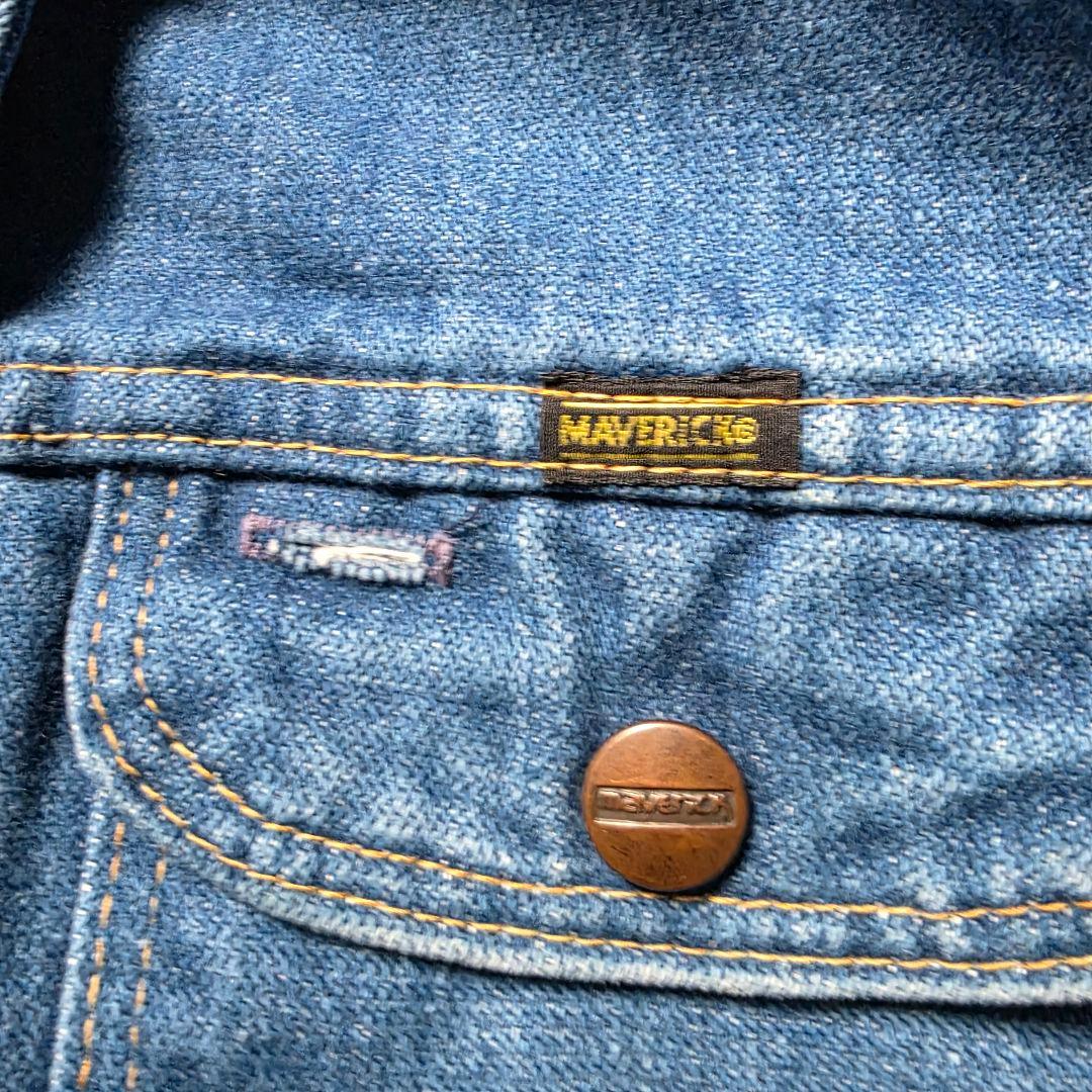 70〜80’s USA製 MAVERICK ヴィンテージ デニムジャケット