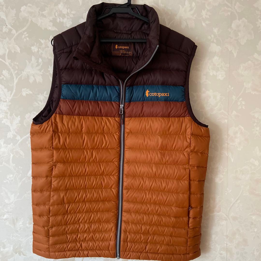cotopaxi ダウンベスト M ブラウン・ネイビー・バーガンディ
