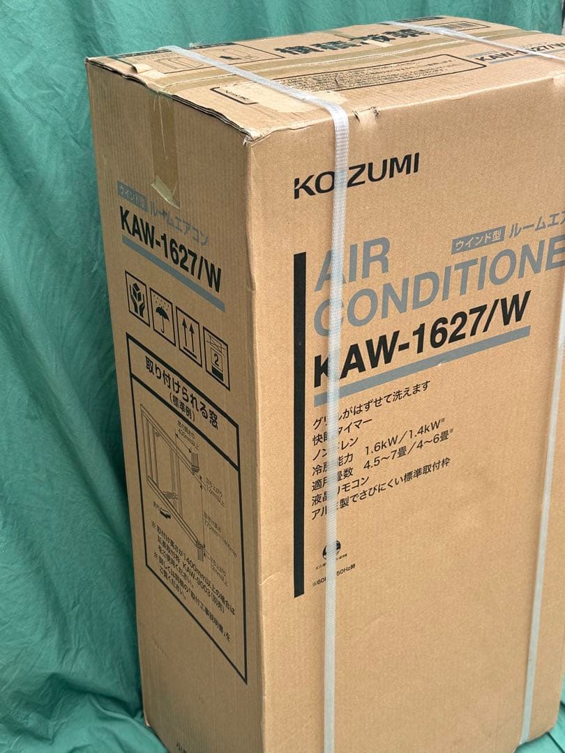 窓用エアコン　冷房、除湿　コイズミKAW-1627/W 家電新品　2024年製