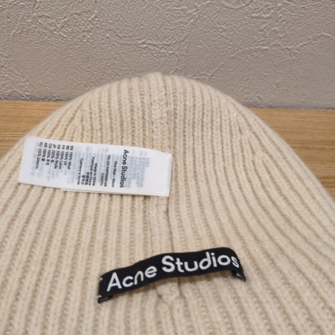 【千尋】Acne Studios スモールFACEロゴビーニー