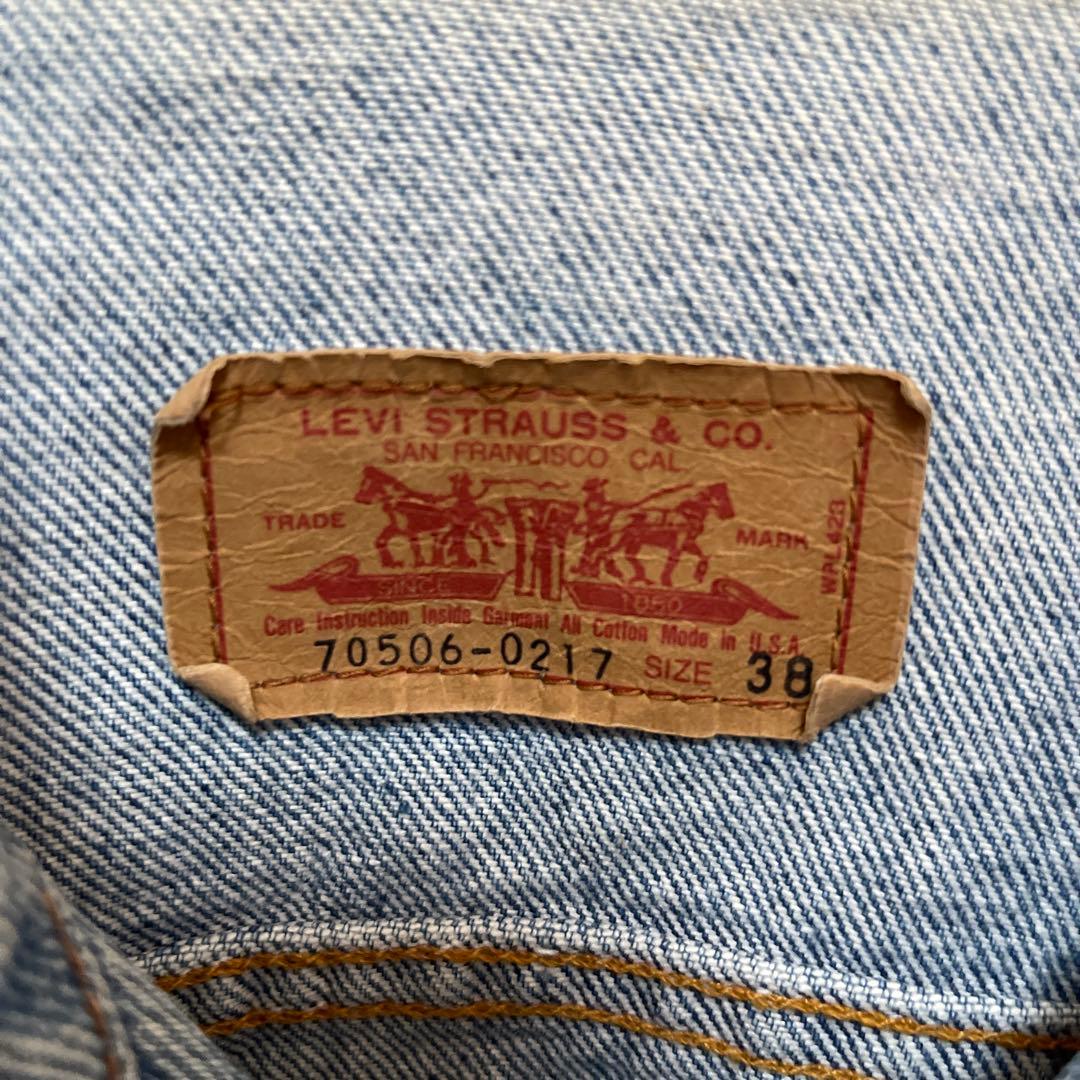 Levi's デニムジャケット サイズ38