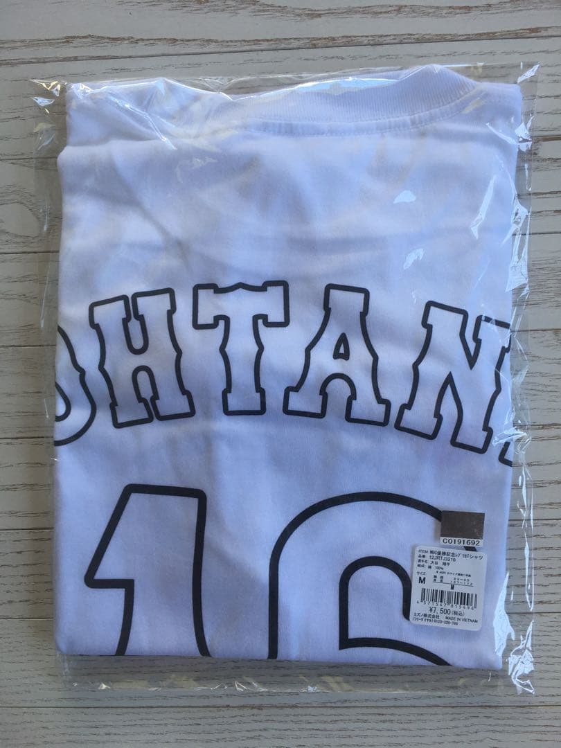 【限定】 公式！侍ジャパン2023優勝記念Tシャツ 16 大谷 翔平 サイズ:M