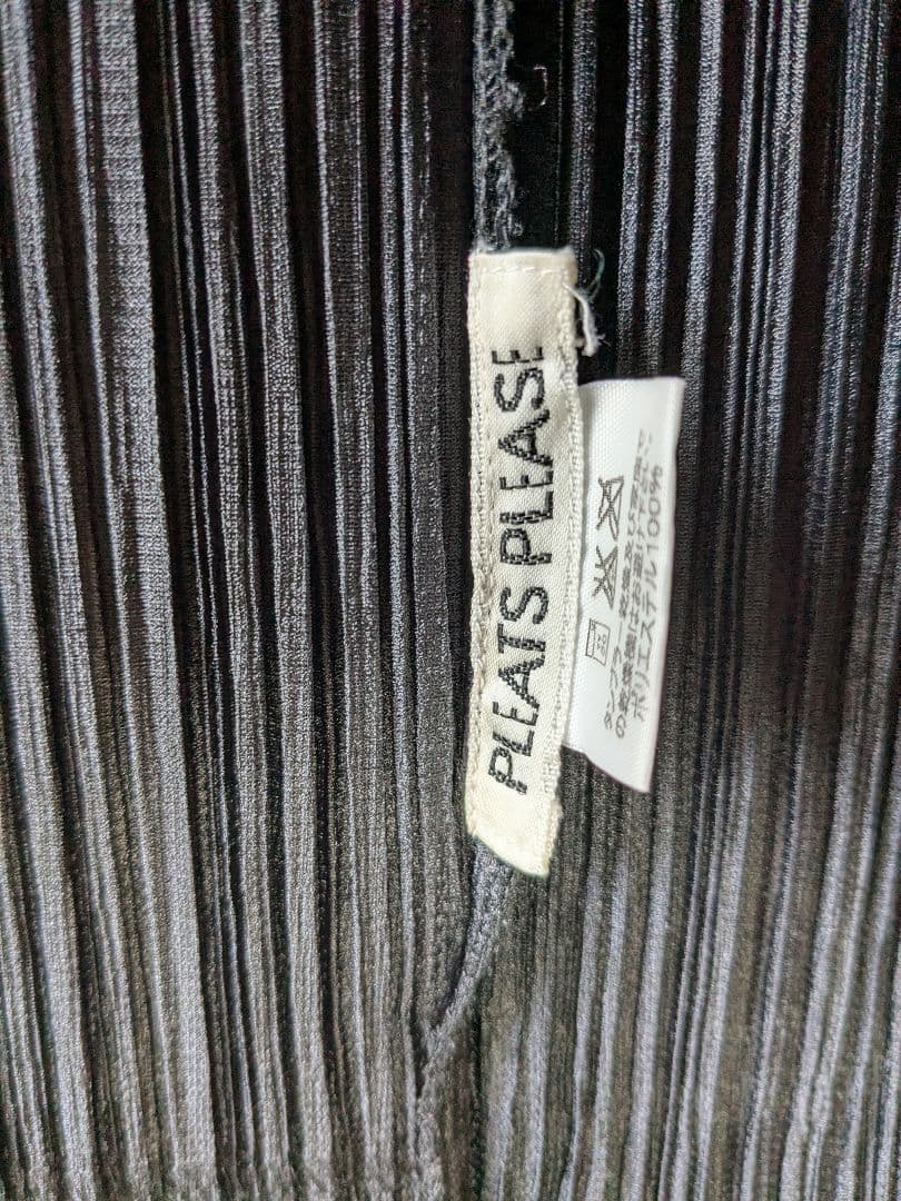 ISSEY MIYAKE イッセイミヤケ プリーツプリーズのベスト黒