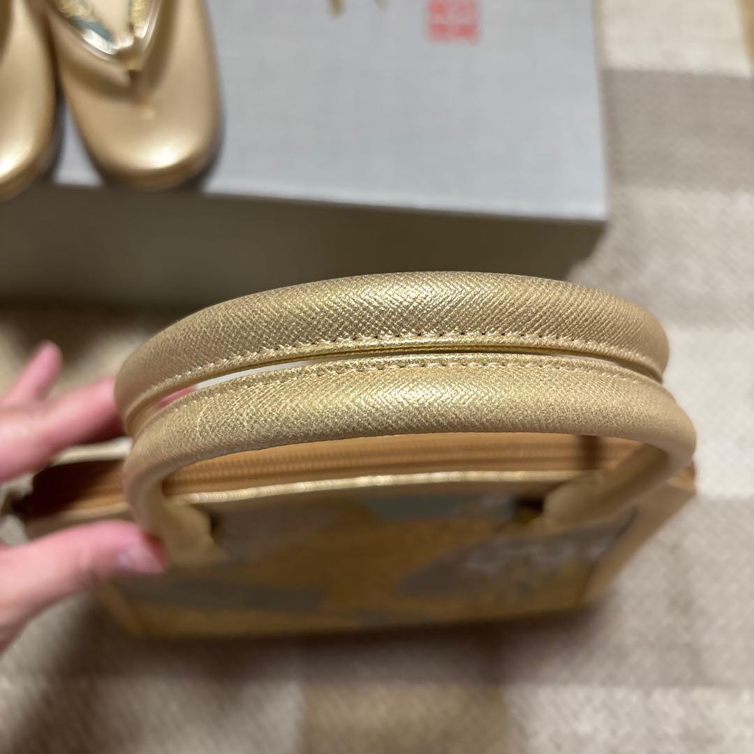 和装用バッグ　草履　セット　序の舞