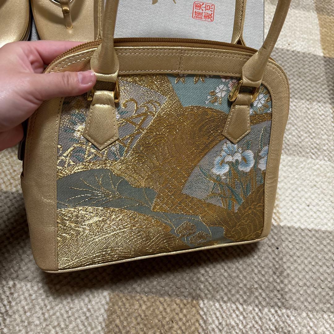 和装用バッグ　草履　セット　序の舞