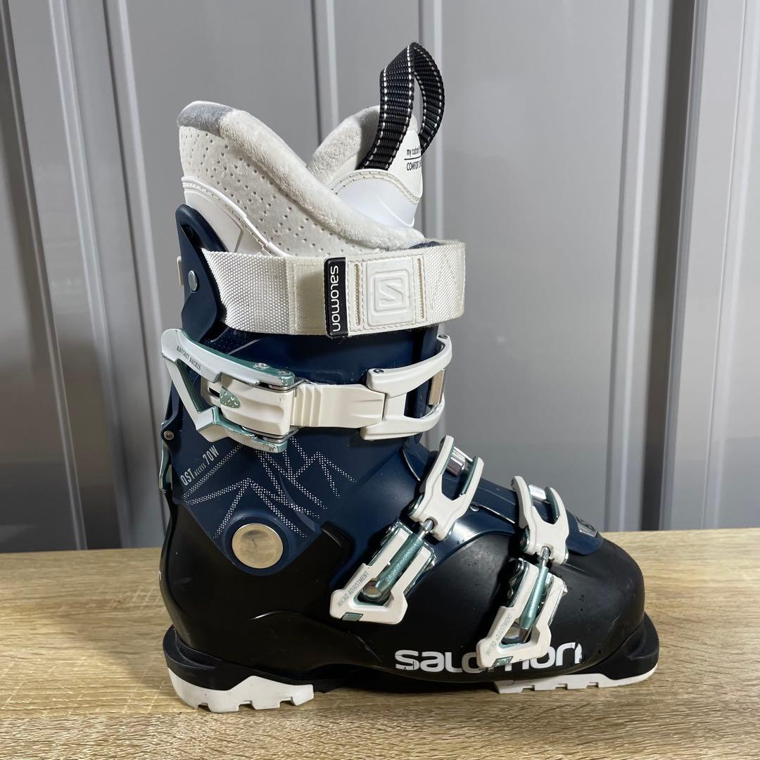 VOLKL151cm SALOMON24/24.5cmストック付きスキーセット