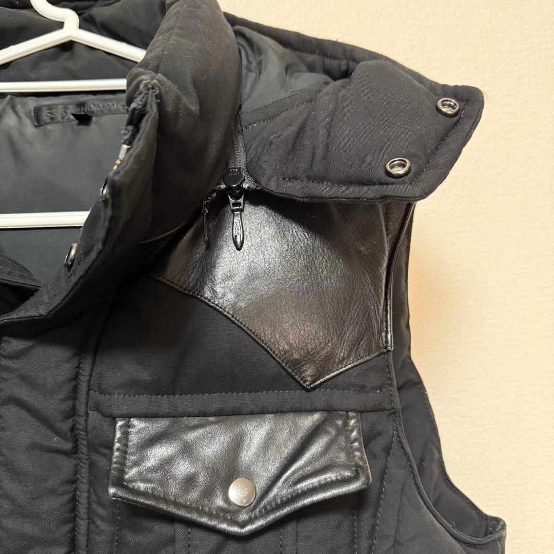【美品】5351POUR LES HOMMES BLACK LINEダウンベスト