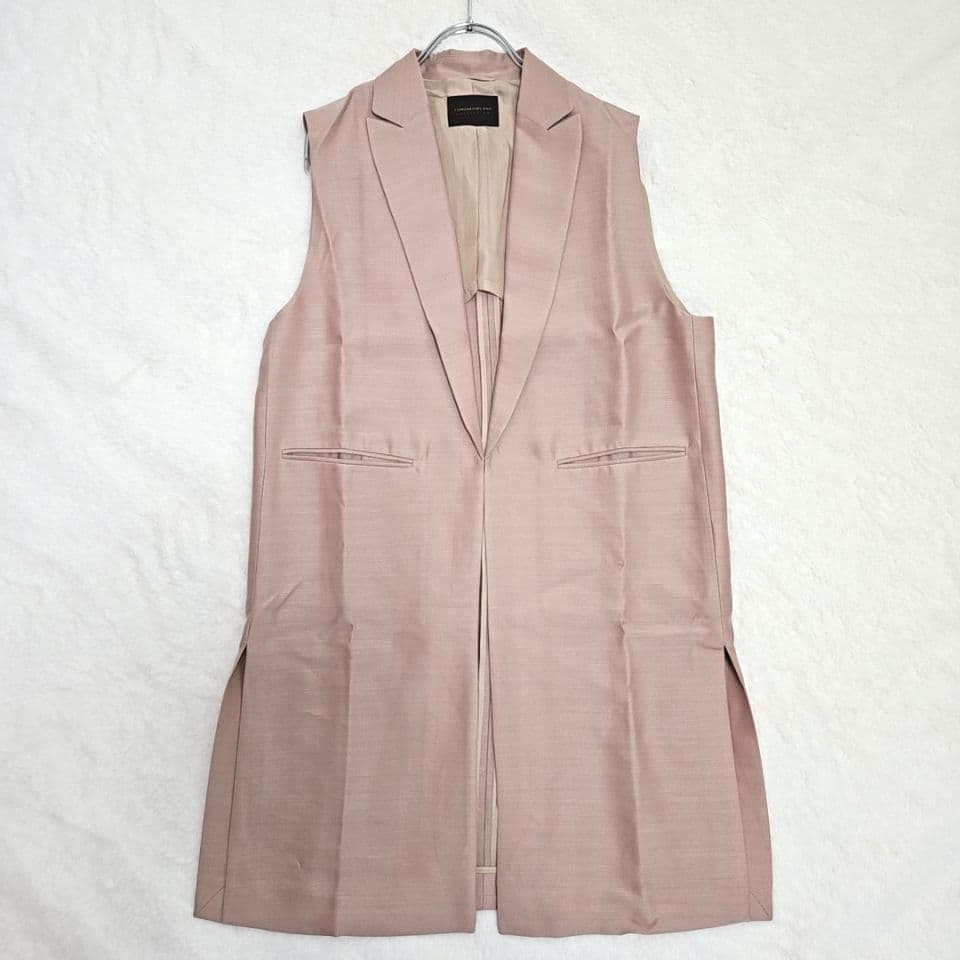 TOMORROWLAND collection ウールシルク ロングジレ ベスト