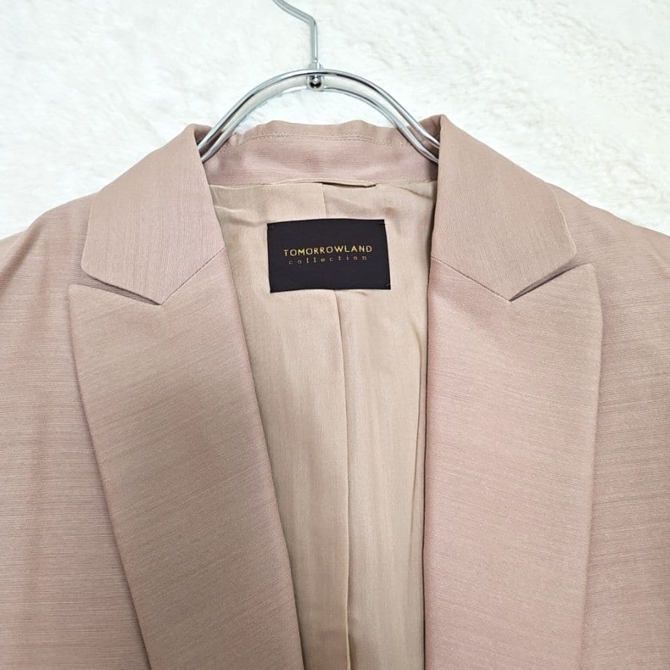 TOMORROWLAND collection ウールシルク ロングジレ ベスト