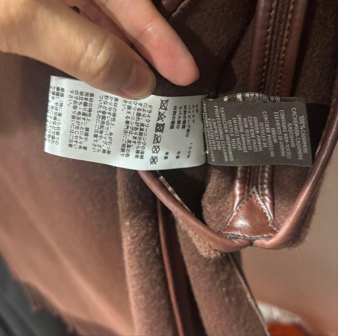 HERMÈS ケリー金具　ブラウン ポンチョ