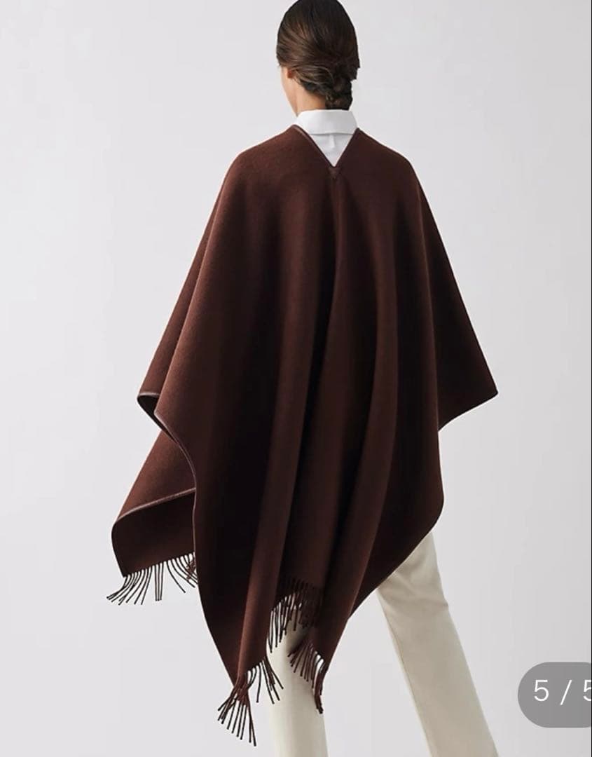 HERMÈS ケリー金具　ブラウン ポンチョ