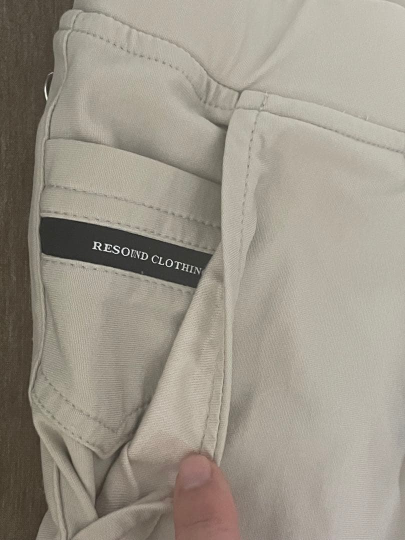 RESOUND CLOTHING ゴルフパンツ ホワイト