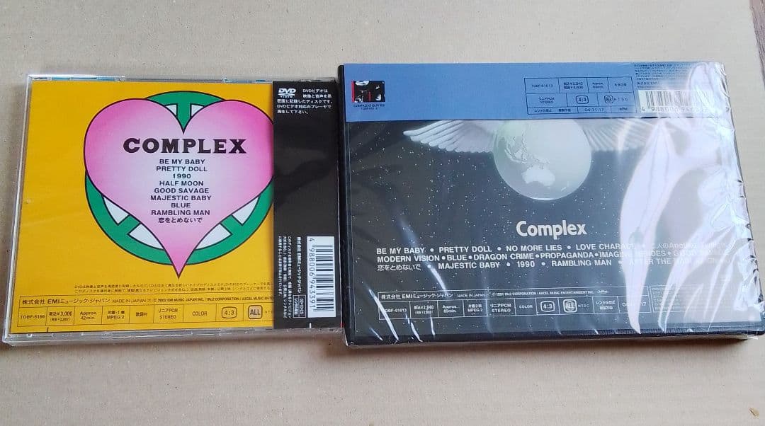 新品未開封 COMPLEX/COMPLEX DVD 2作品