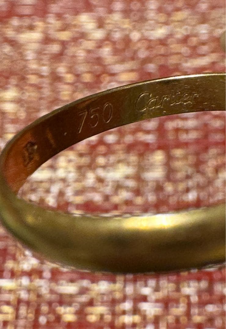 Cartier 750ゴールド リング サイズ50