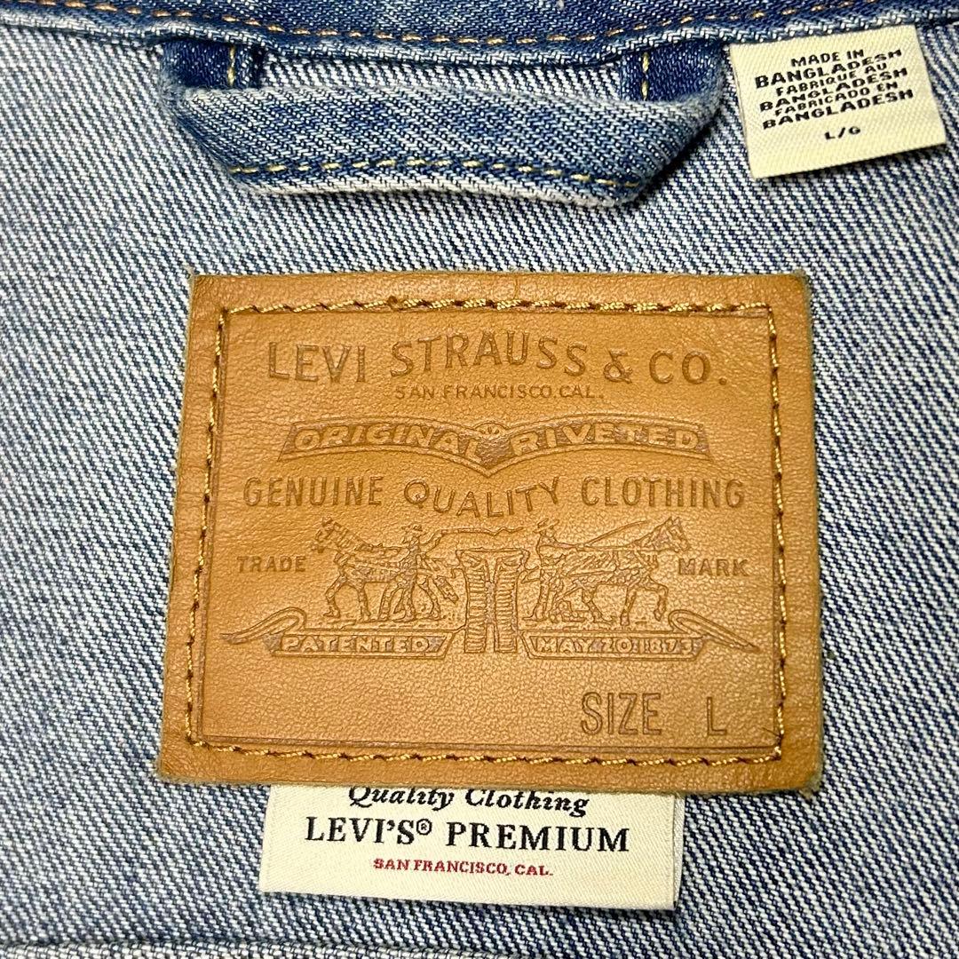 リーバイス プレミアム 1st タイプ L/G バングラデシュ デニムジャケット