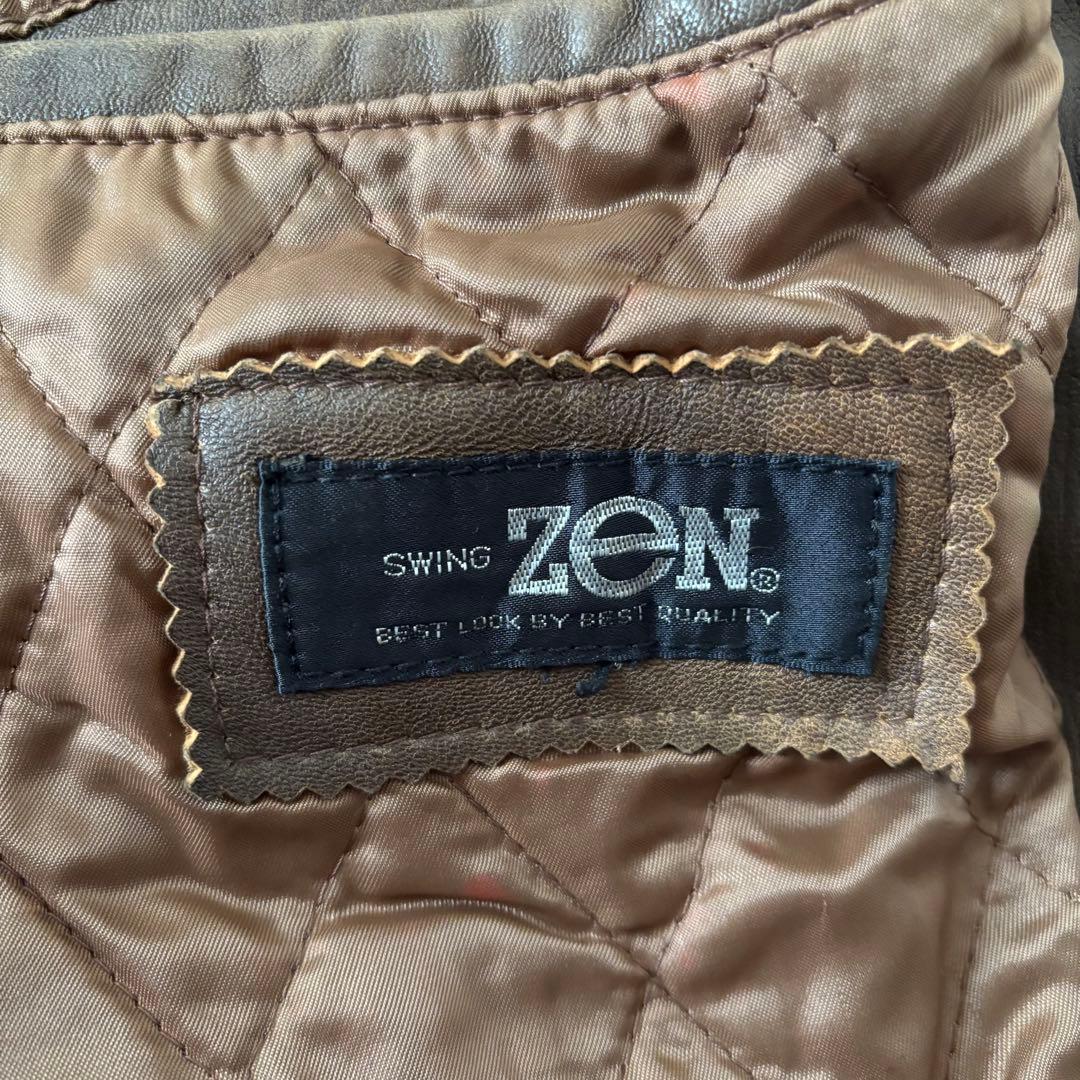 vintage G-1 Leather bomber jacket 茶