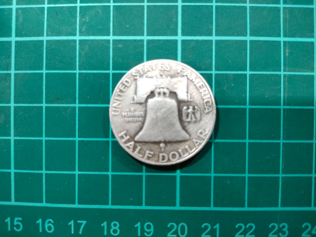 銀貨　フランクリンハーフダラー2枚(1958年)　ケネディ1枚(1972年) 他