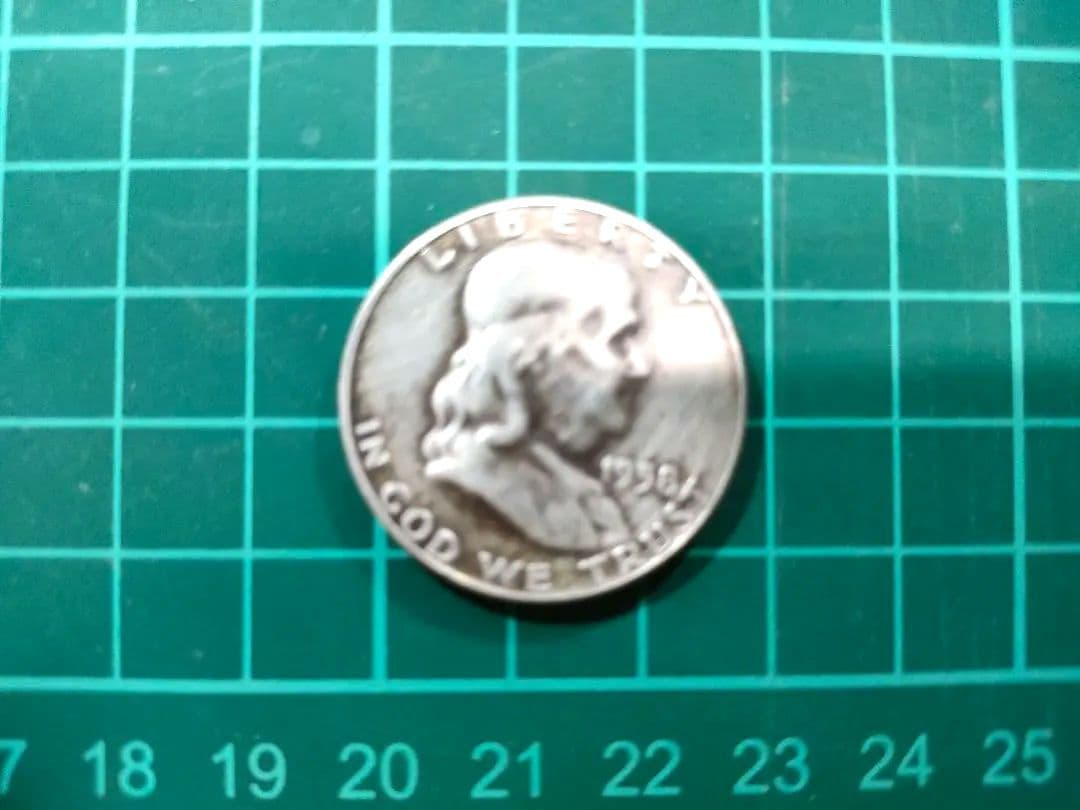 銀貨　フランクリンハーフダラー2枚(1958年)　ケネディ1枚(1972年) 他