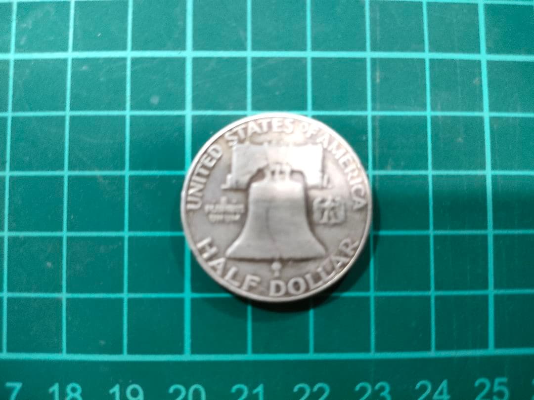 銀貨　フランクリンハーフダラー2枚(1958年)　ケネディ1枚(1972年) 他
